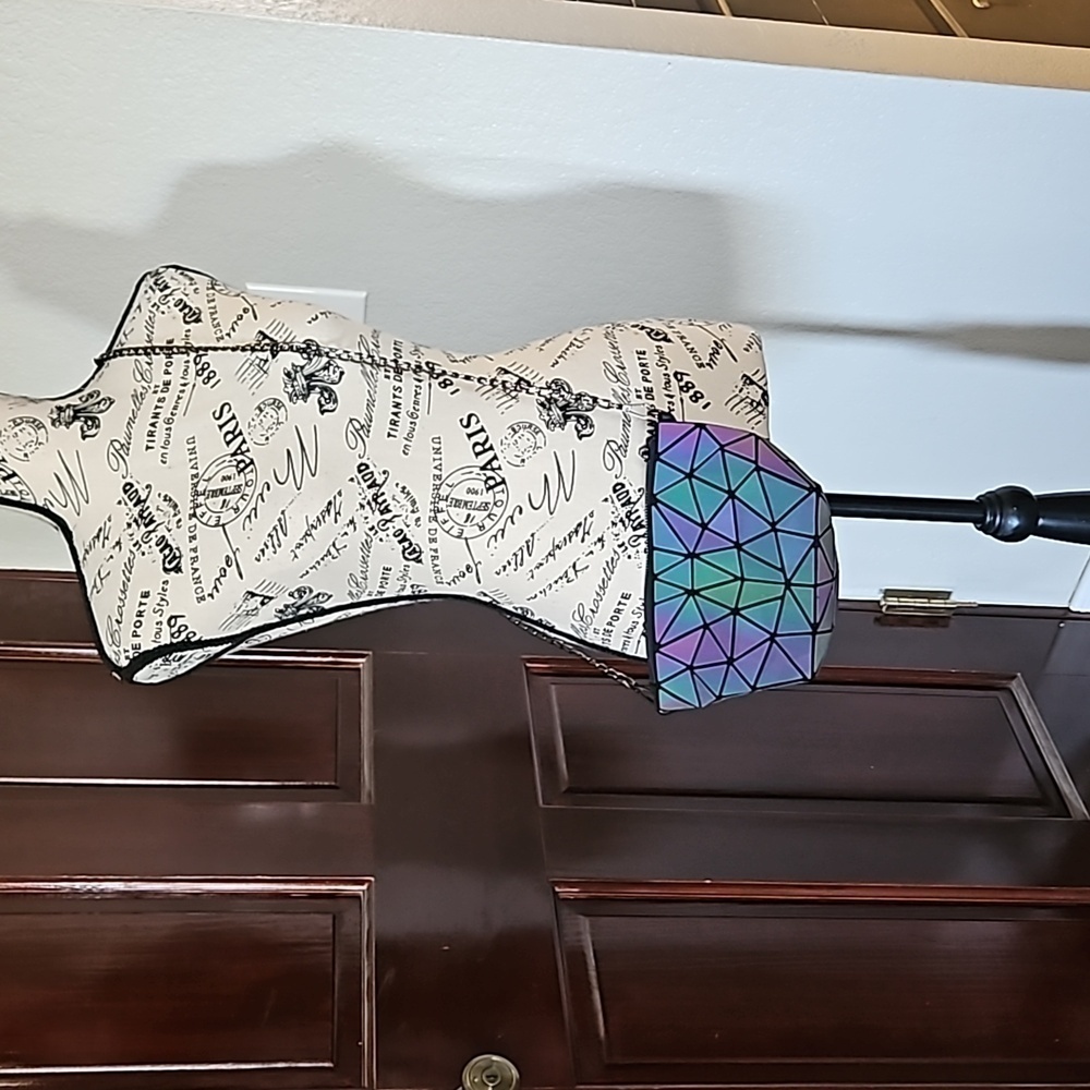 Iridescent Crossbody Hobo Style Bag - Picture 1 of 5